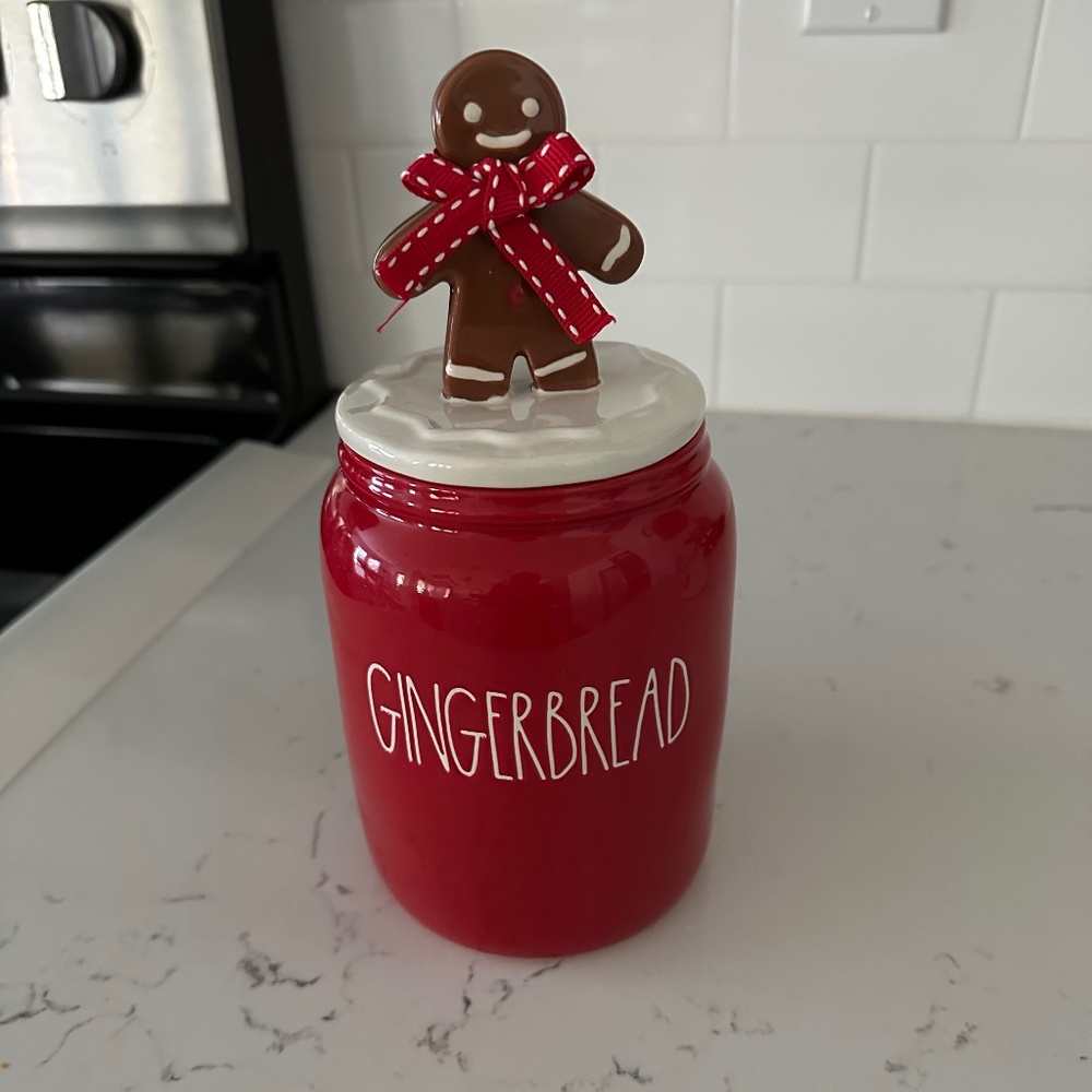 Rae Dunn gingerbread canister